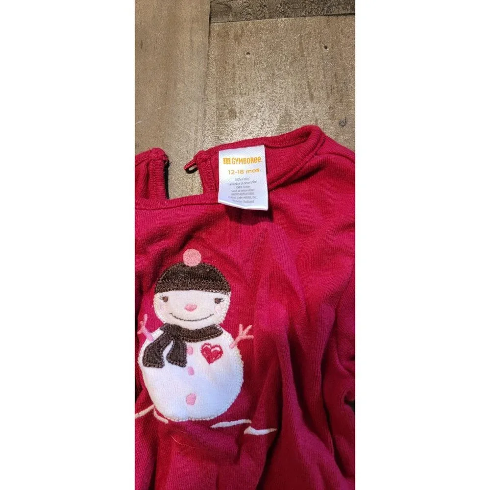 Gymboree snowman xmas‎ Youth long sleeve toddler